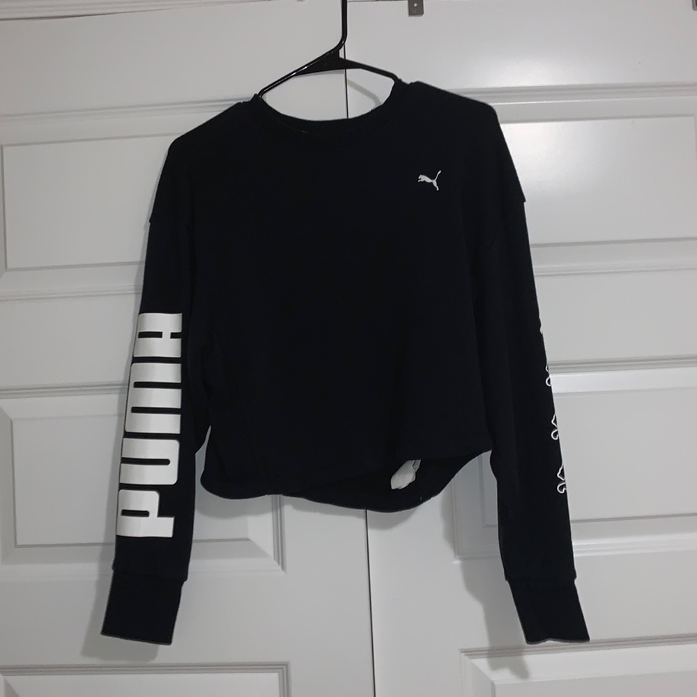 Black Puma Swetashirt